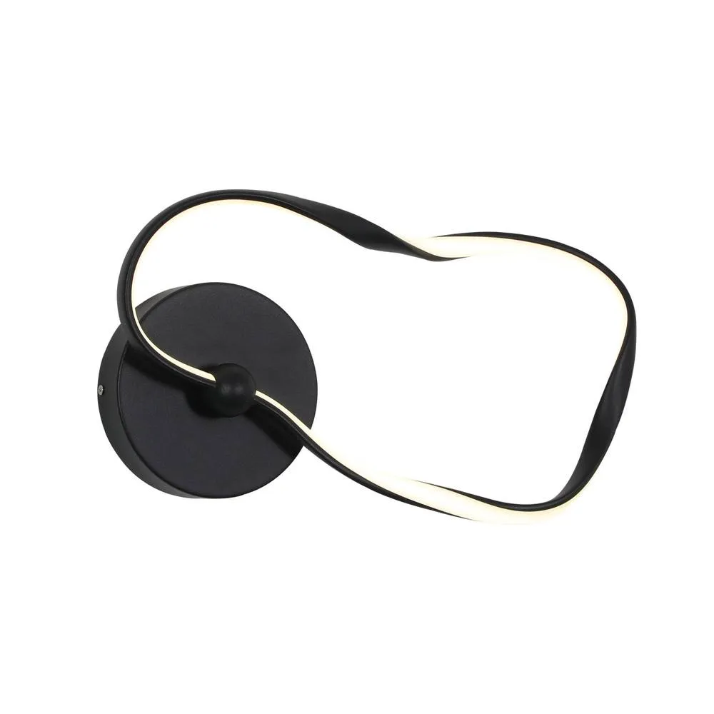 Netlighting Amaya LED Wall Lamp Black 3000 4000 6000K