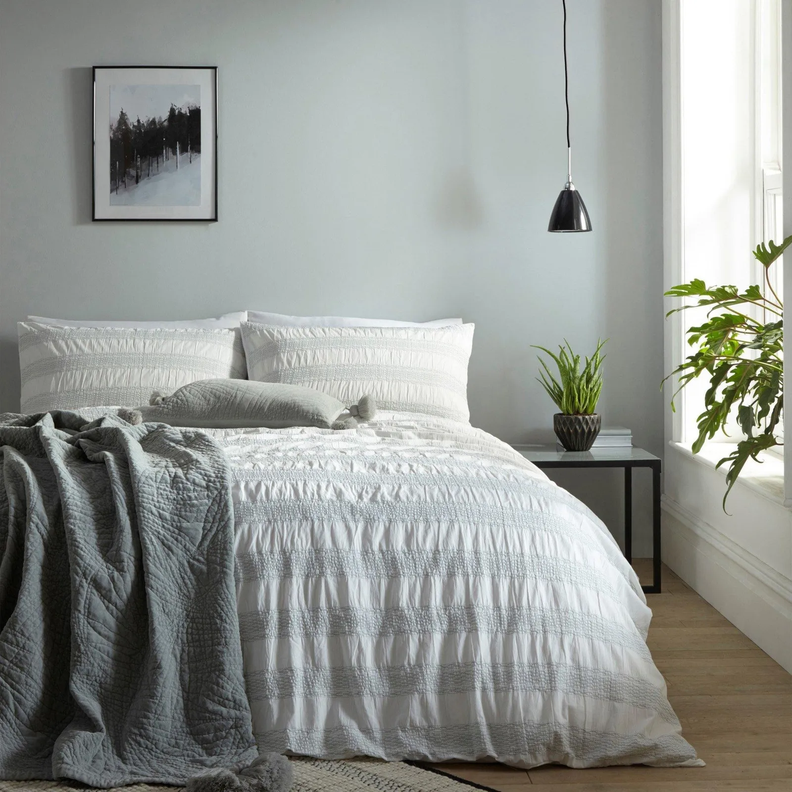Karie Jacquard Double Duvet Set
