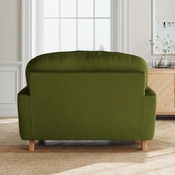 Martha Matte Plush Velvet Snuggle Sofa 3