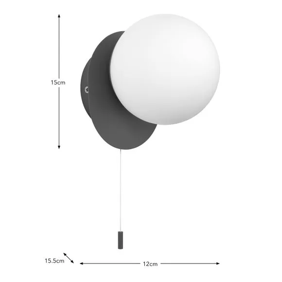 Elements Tela Bathroom Wall Light 5