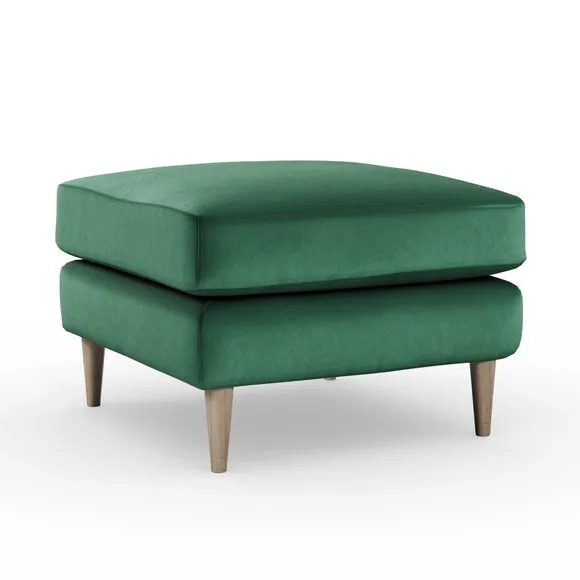 Sven Opulent Velvet Footstool 6