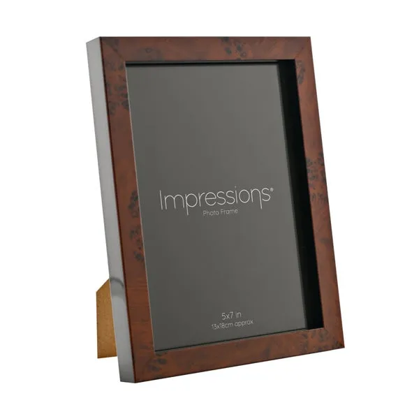 Impressions Dark Wood Effect Photo Frame 1