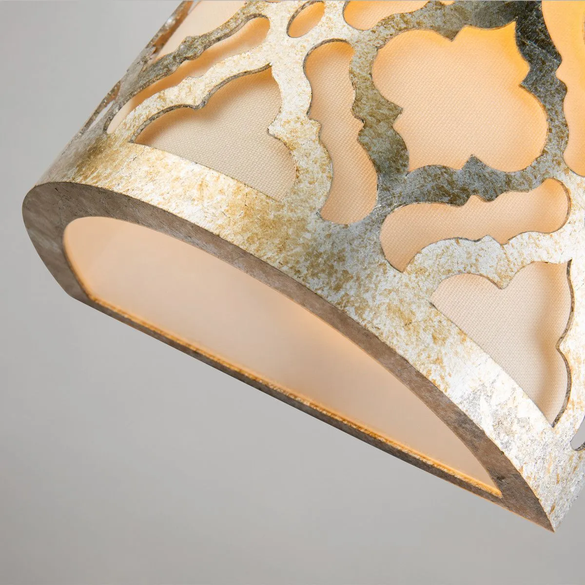 Netlighting Arabella 1 Light Indoor Wall Light Gold E27 4