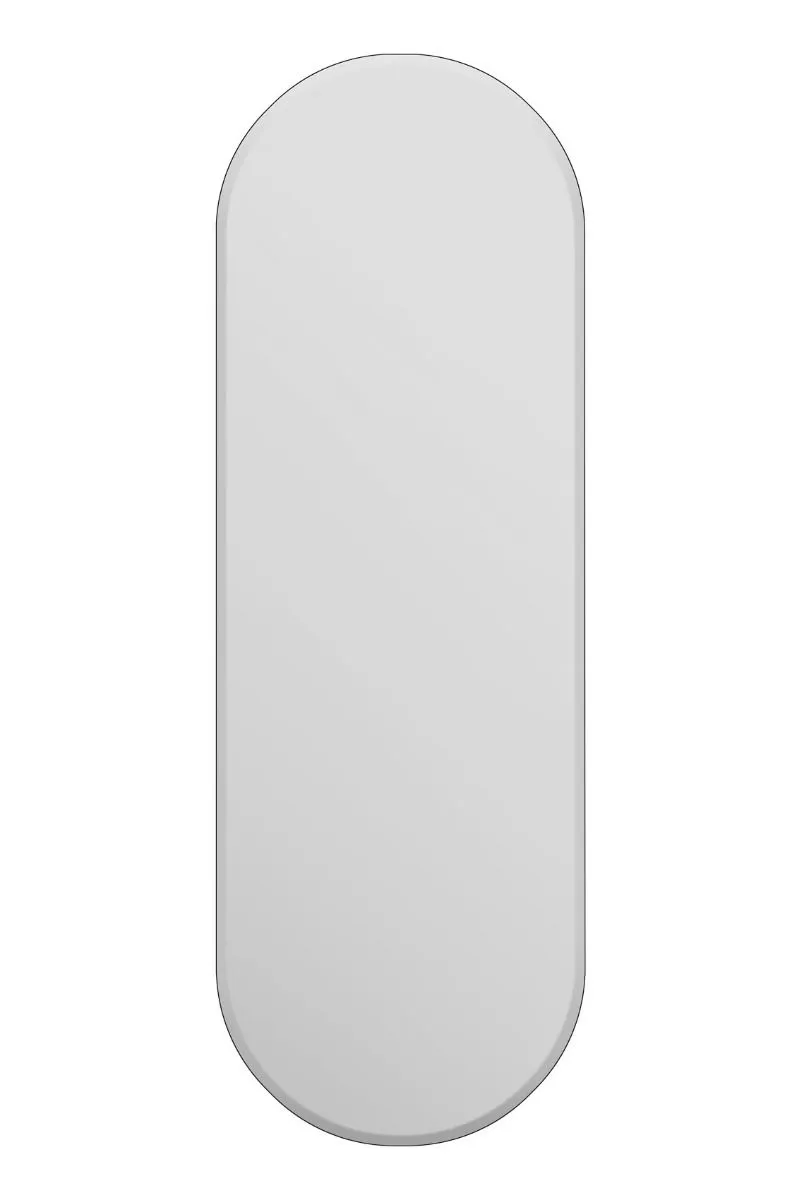 MirrorOutlet Frameless Pond Wall Mirror 71" X 26" (180x65CM) in Silver 3