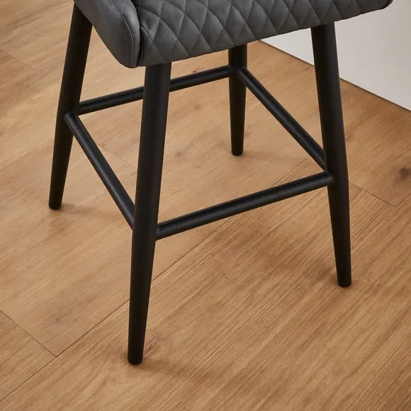 Montreal Counter Height Bar Stool, Faux Leather 3