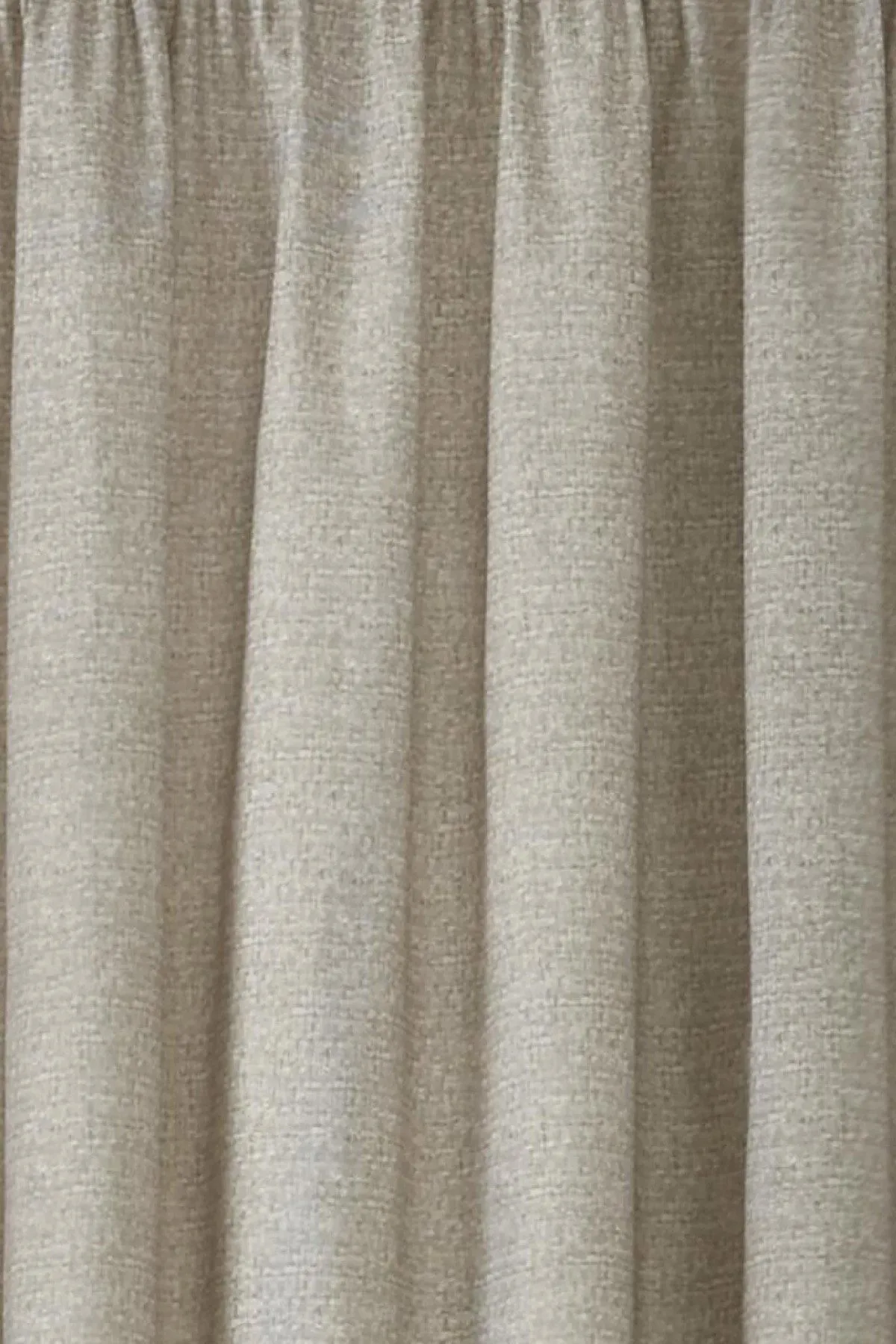 Dreams & Drapes 'Pembrey' Textured Pair of Pencil Pleat Curtains With Tie-Backs in Natural 4