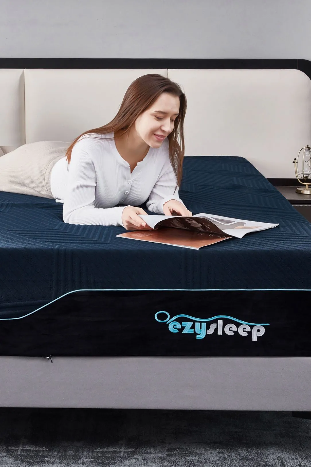 Ezysleep 30cm Memory Foam Support Mattress - 5 Year Warranty in Blue 3
