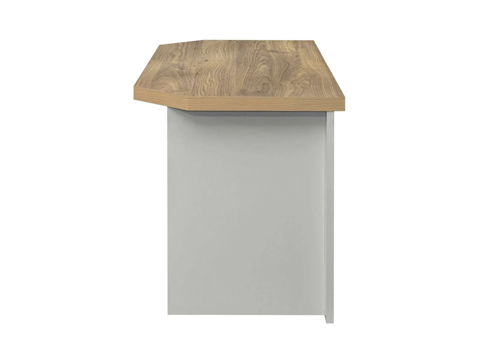 Birlea Corner TV Unit Cream Highgate Entertainment & Oak Farmhouse Shabby Chic in Grey 5