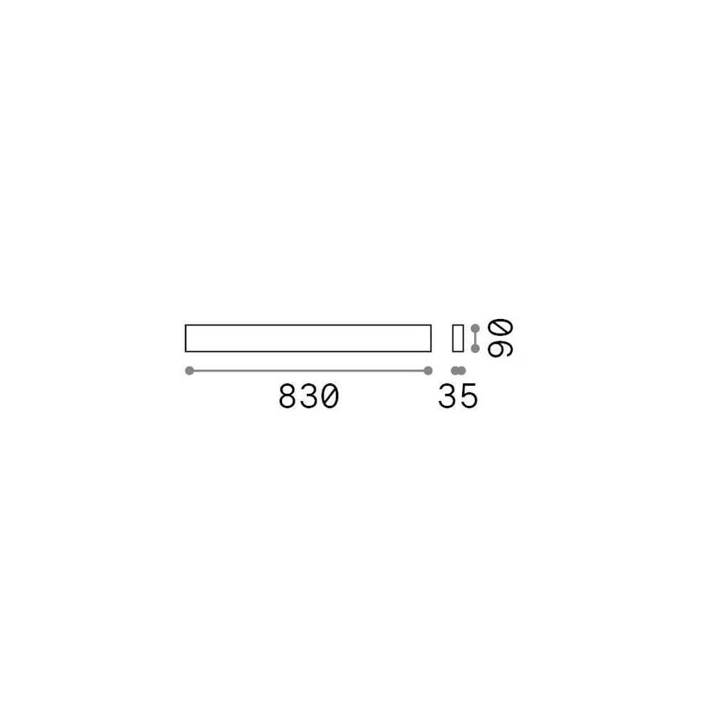 Netlighting Delta 83cm Up & Down Wall Lamp White 6x G9 2