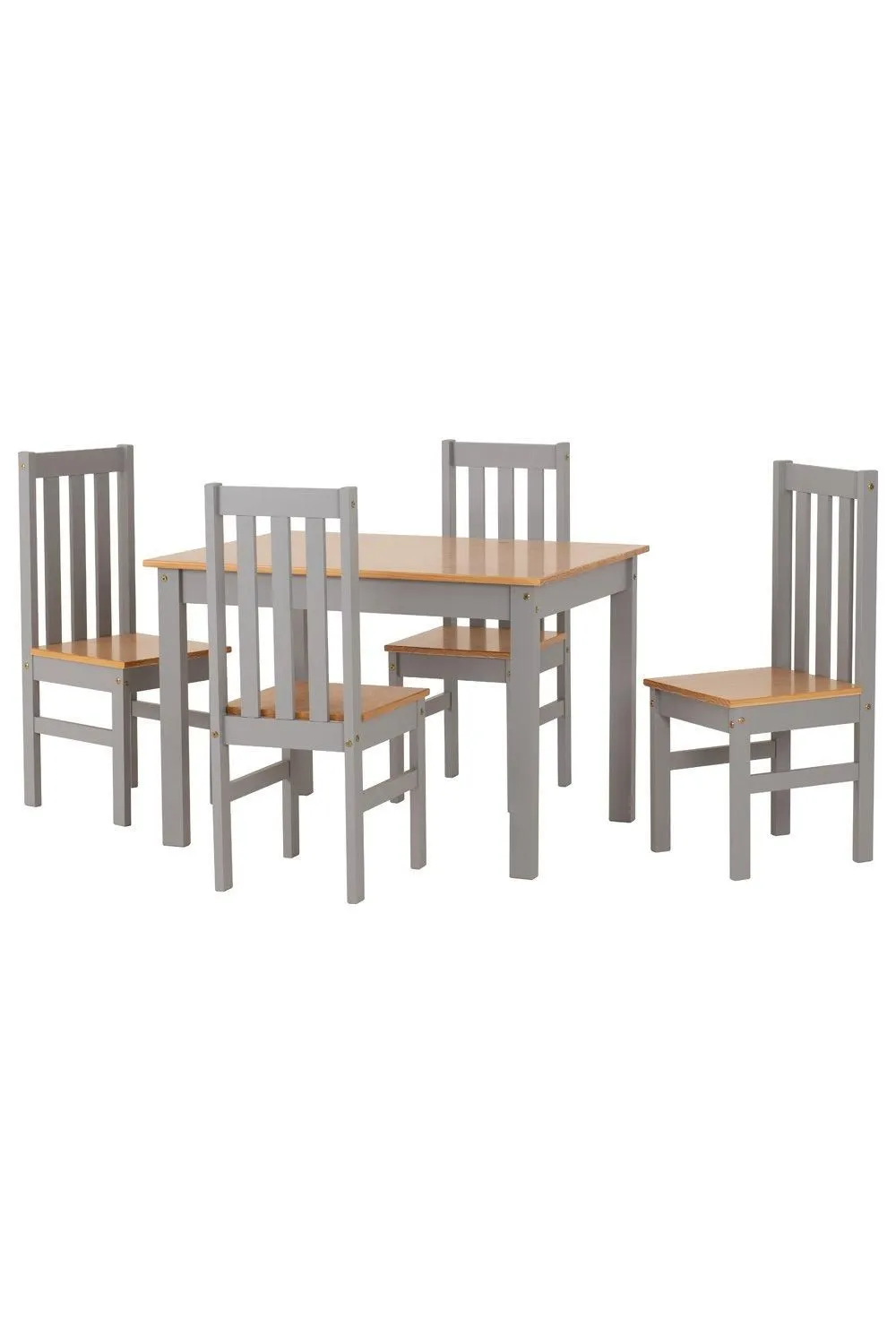 Seconique Ludlow 1+4 Dining Set in Grey 4