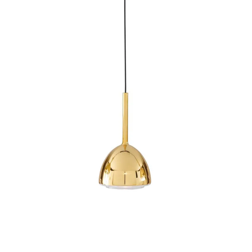 Ligne Roset Brass Bell Suspended Ceiling Light 3