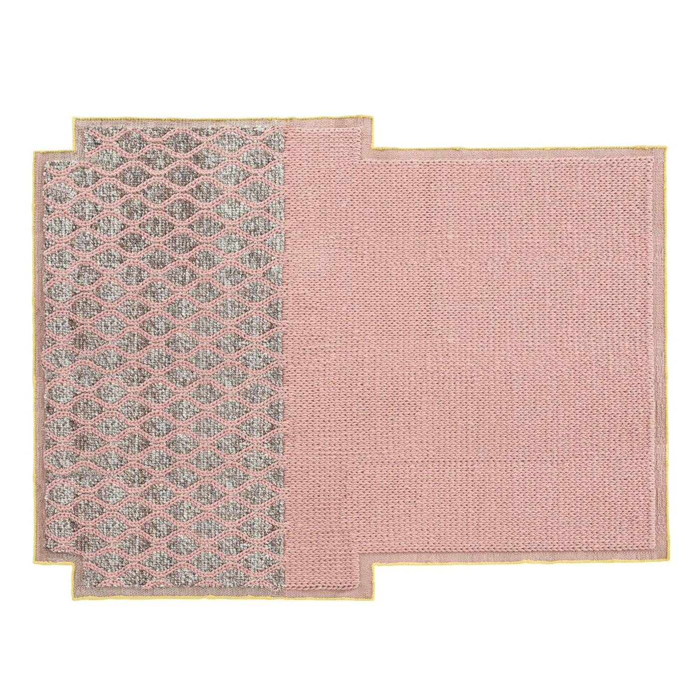 Gandia Blasco Mangas Rhombus Rug 220 x 310cm Pink