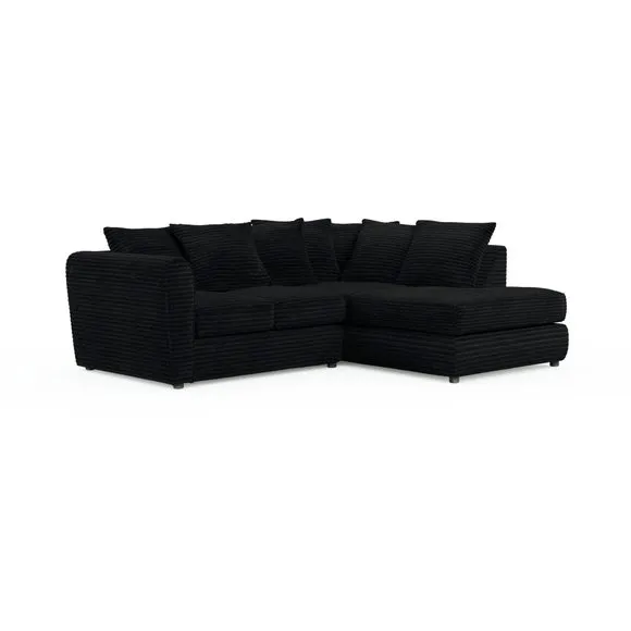 Blake Horizontal Jumbo Cord Corner Chaise Sofa 6