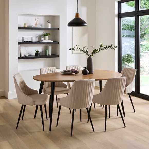 Shea Set of 2 Dining Chairs, Fabric 2