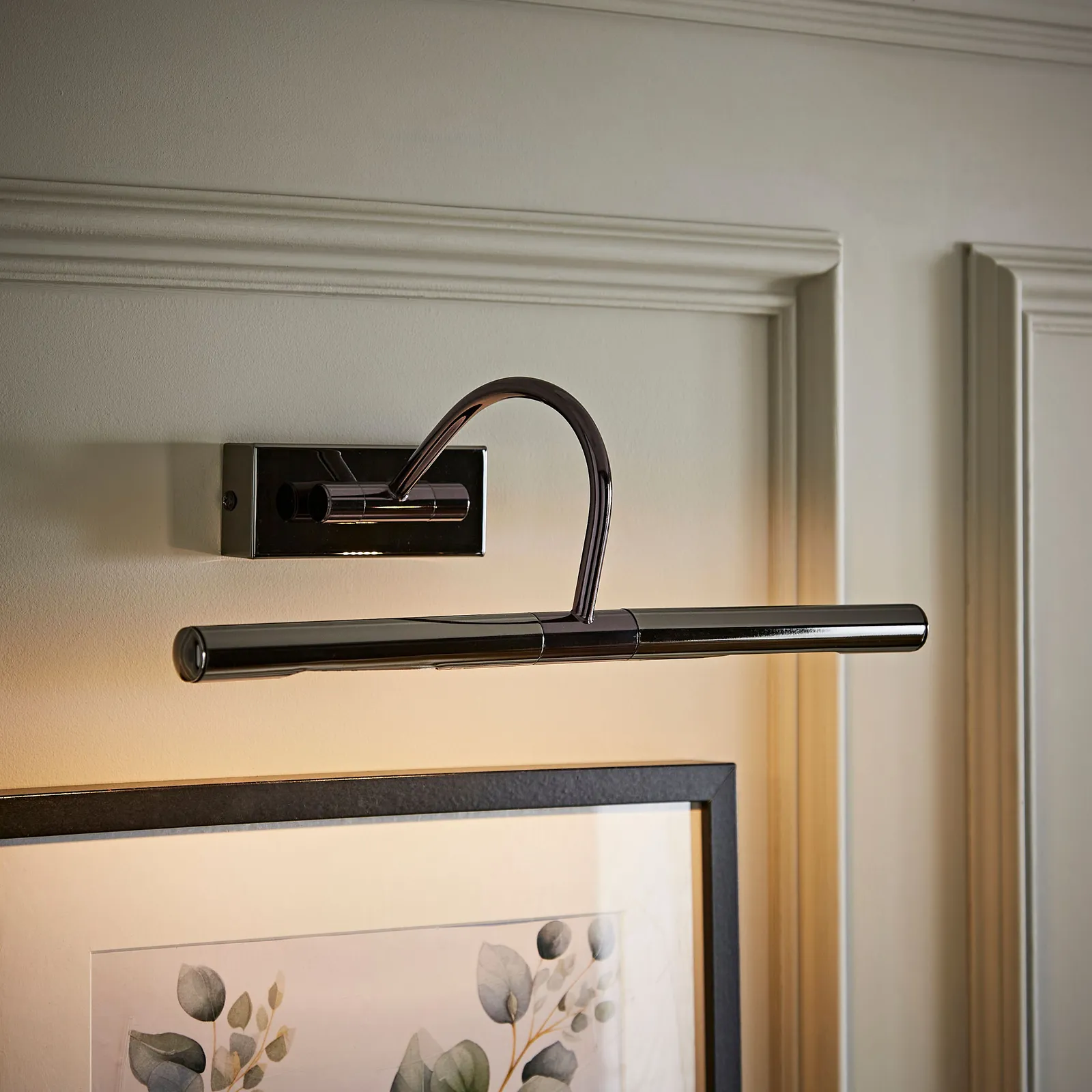 ValueLights Capri Pair of Adjustable Twin Bulb Picture Wall Lights with G9 Bulbs in Black 2