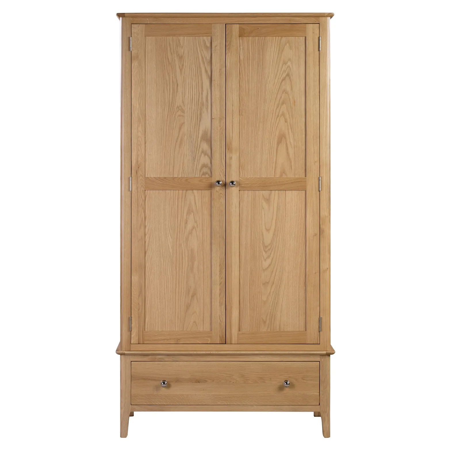 Cotswold Double 1 Drawer Wardrobe, Oak