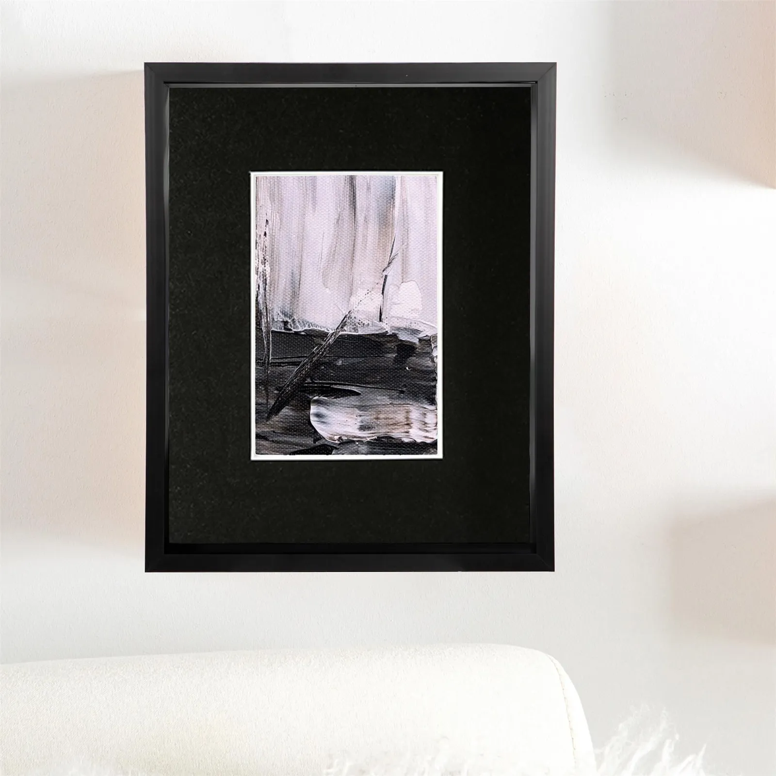 Nicola Spring 8" x 10" 3D Deep Box Photo Frames - 4" x 6" Mount - Black - Pack of 5 6
