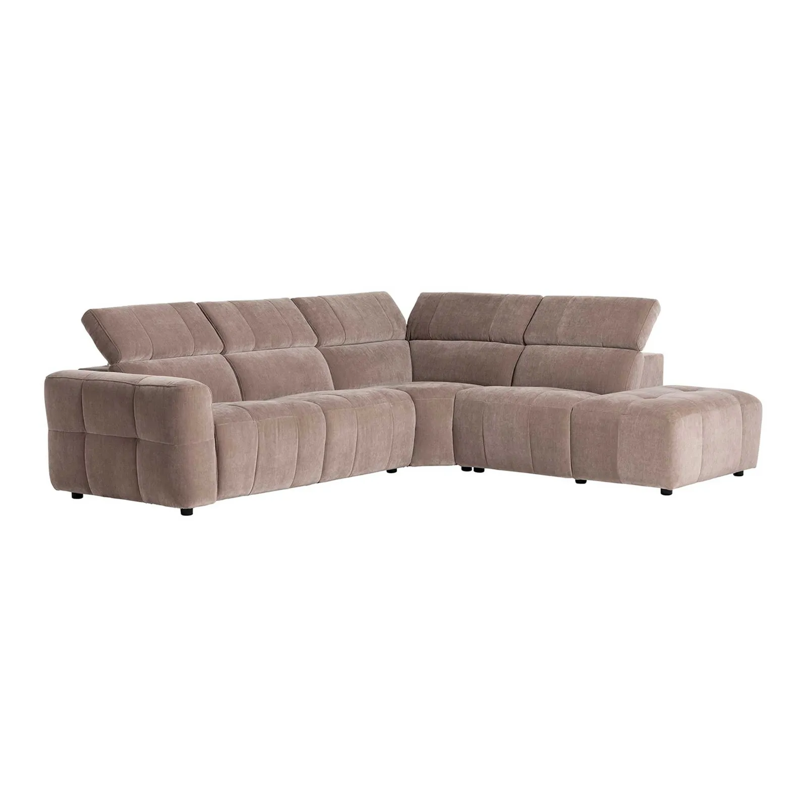 Rochester Rhf Corner Recliner Sofa, Neutral Fabric | Barker & Stonehouse 3
