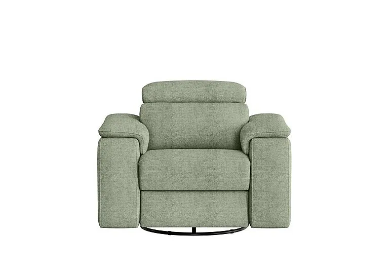 Davide Fabric Swivel Rocker Power Recliner Chair