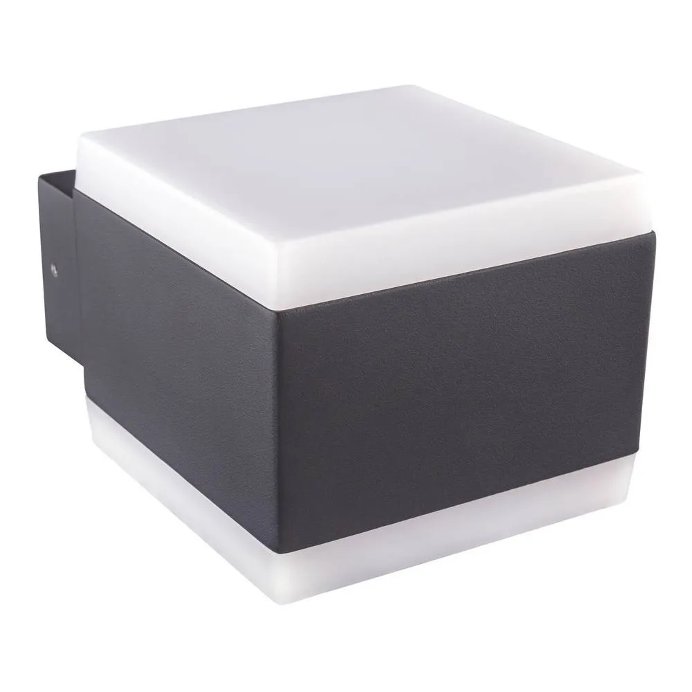 Netlighting Slice Outdoor Up Down Wall Lamp Anthracite IP44 LED 3000K in Grey 2