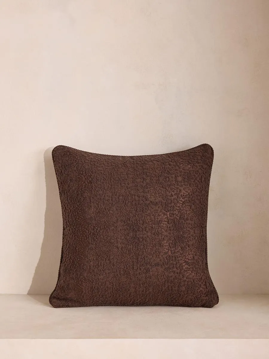 Penelope Square Cushion, Bordeaux