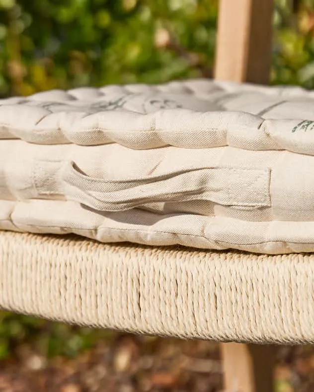 Dibor Belle Jardinere Green Summer Outdoor Garden Box Cushion W40 x L40cm in Grey 5