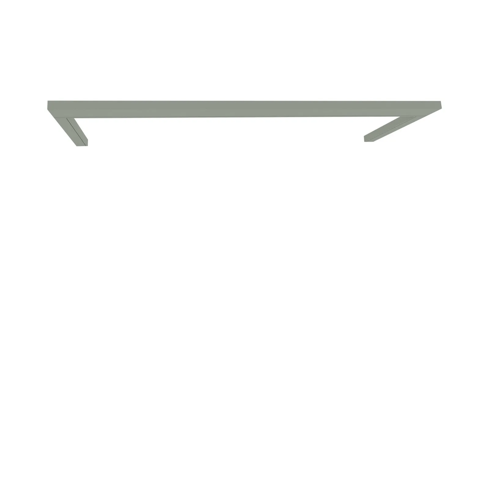 Varese Cornice Without Lights For Hinged Wardrobe, Green | Barker & Stonehouse 2