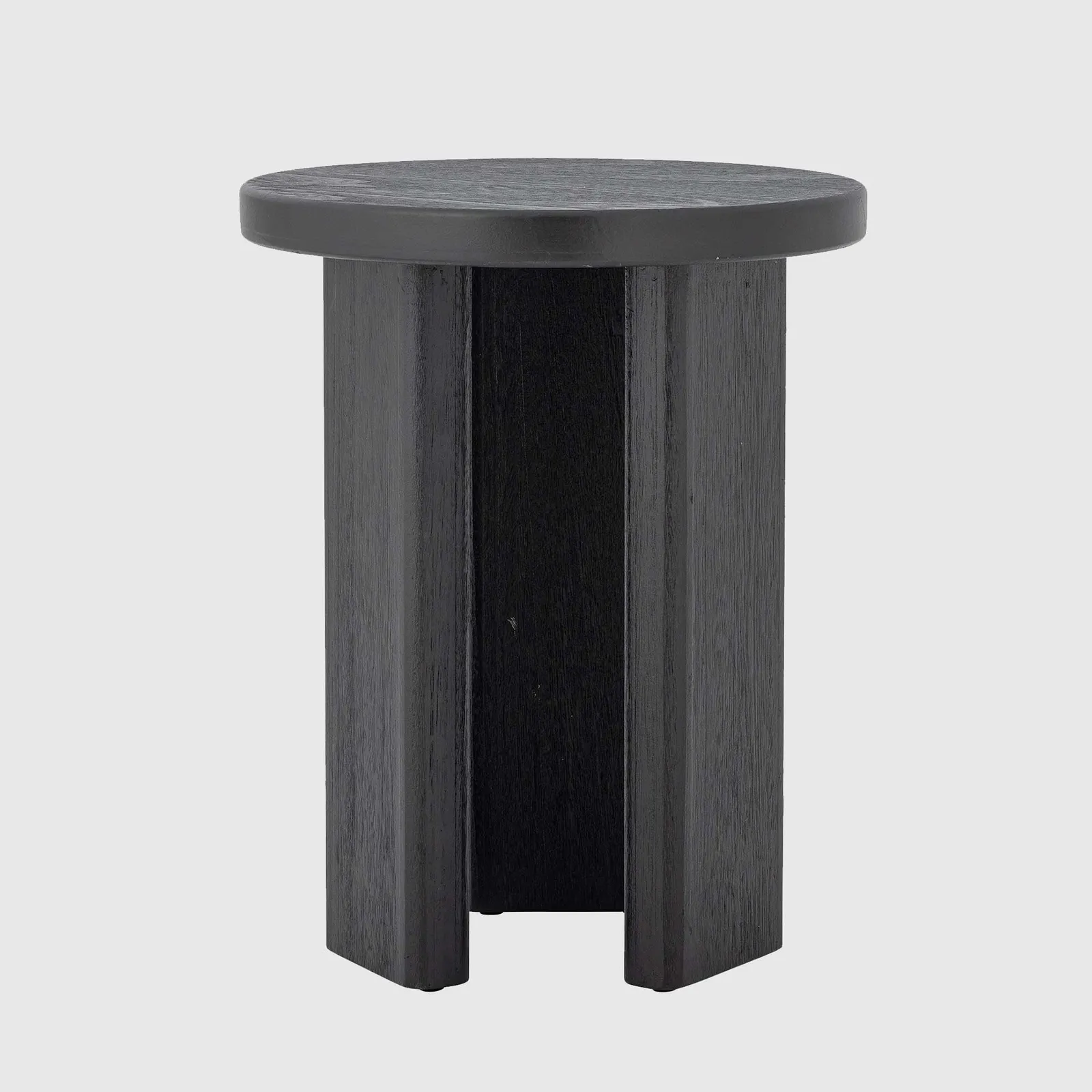 Black Round Side Table, Round Wood | Barker & Stonehouse 2