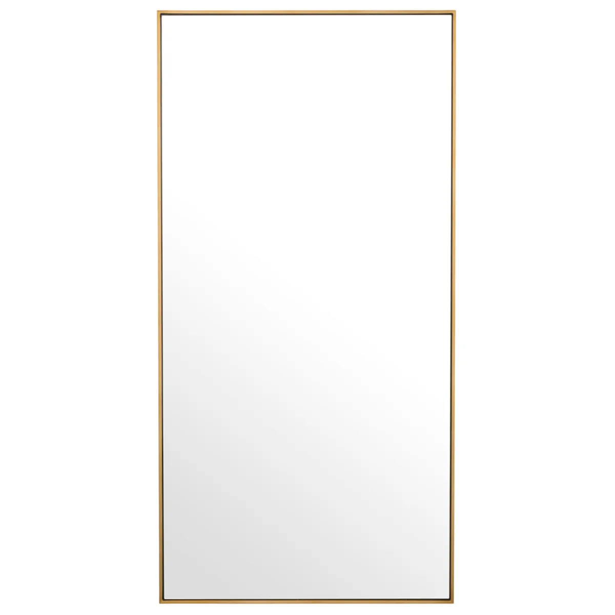 Eichholtz Redondo Mirror Brushed Brass Finish 90X180Cm, Square Metal | Barker & Stonehouse 3
