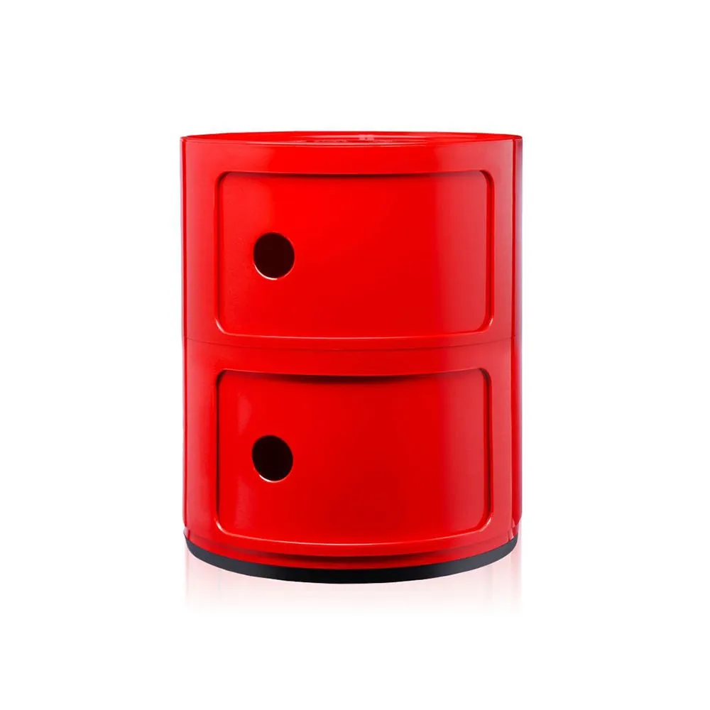 Kartell Componibili Cabinet 2 Element Red 2
