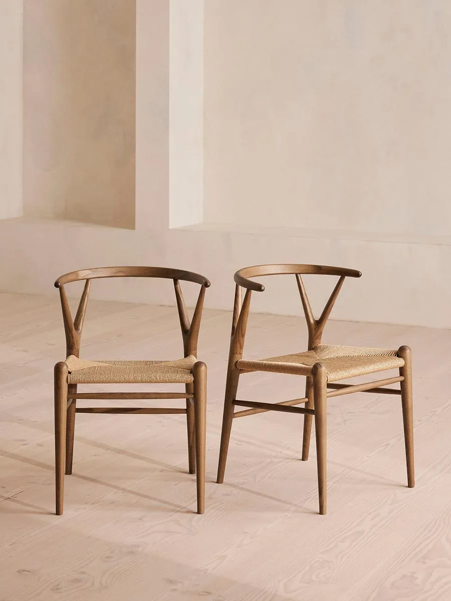 Pair of Sitwell Dining Chairs Walnut