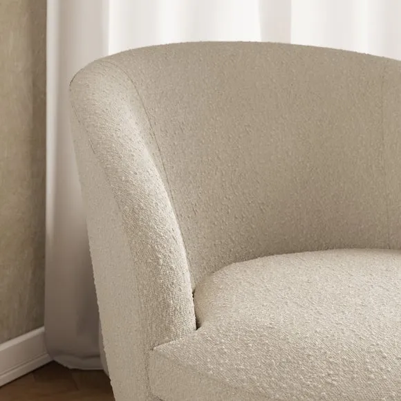 Marcie Luxe Ivory Boucle Cocktail Chair 3