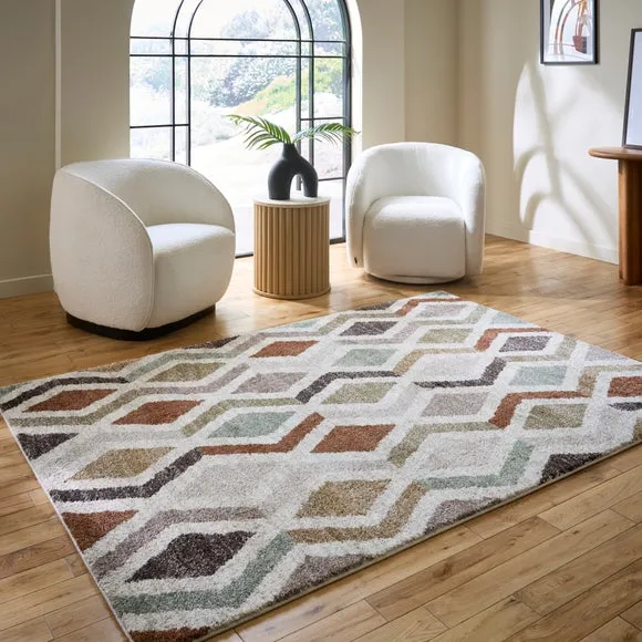 Think Rugs Havana Diamond Rug 6