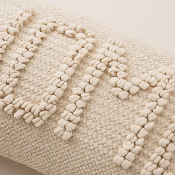 Home Jersey Bobble Cotton Rectangle Cushion 2