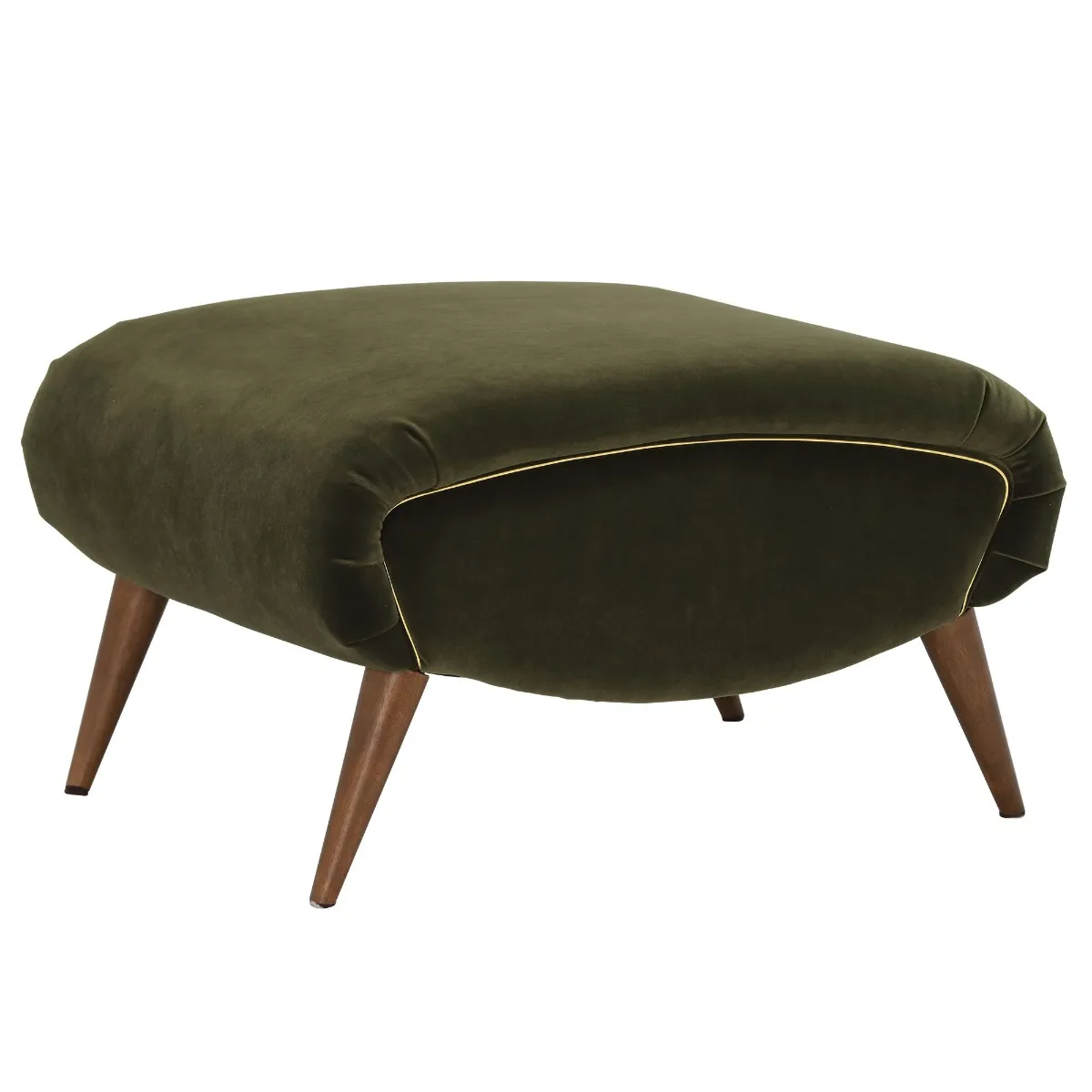 Remy Velvet Footstool, Biba Moss