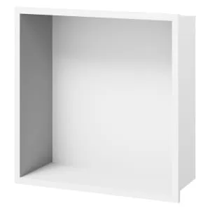 Concept Matt White Shower Niche Kit - 320 x 320 x 120mm