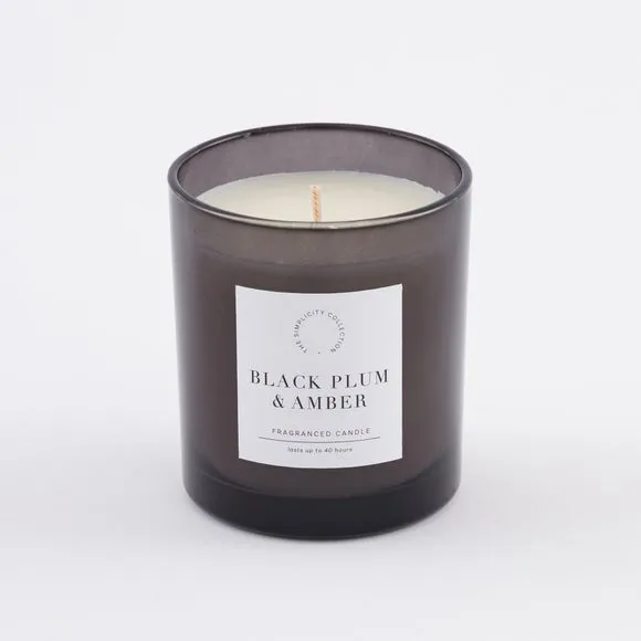 Simplicity Collection Black Plum Candle 3