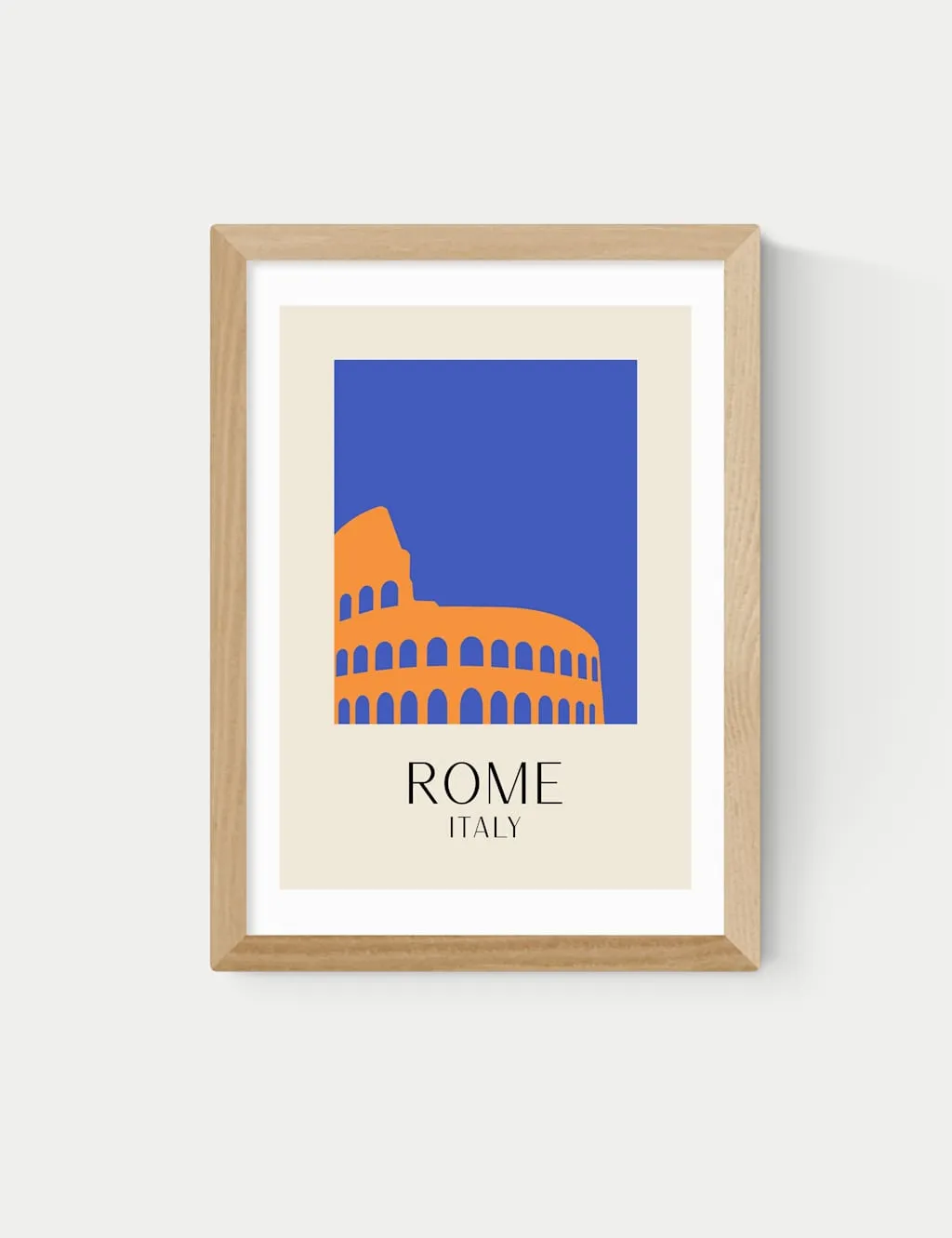 East End Prints Rome by Inoui Framed Art Print Natural