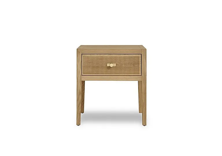 Alicent 1 Drawer Bedside Table - Living Room Furniture - In Time for Christmas