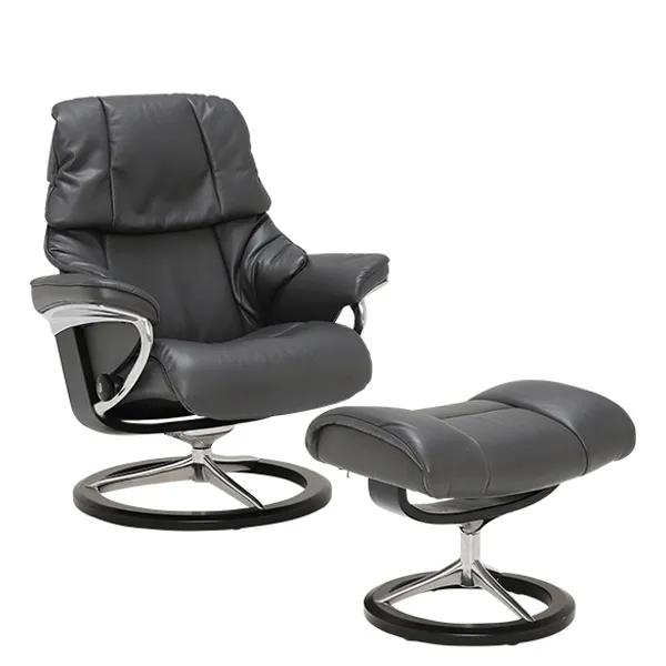 Stressless Reno Signature Chair Stool Choice of Leather - Barker & Stonehouse