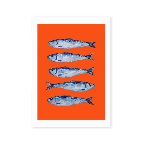 East End Prints Sardines Print 2