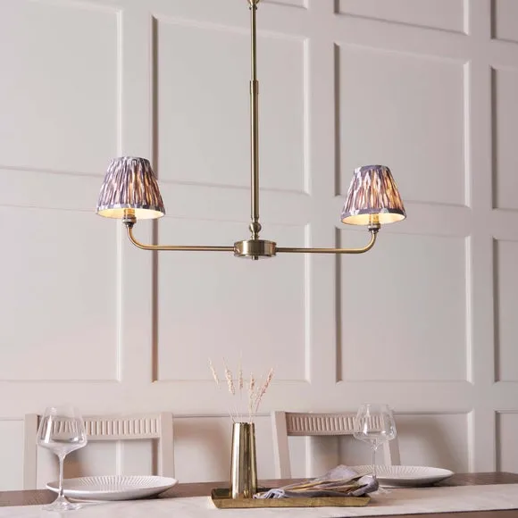 Vogue Leila 2 Light Adjustable Linear Ceiling Light 2