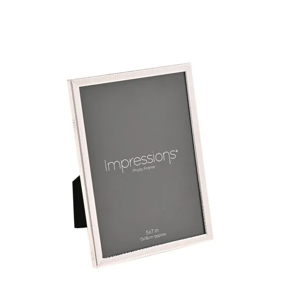 Impressions Silver Plated Thin Crackled Photo Frame 1