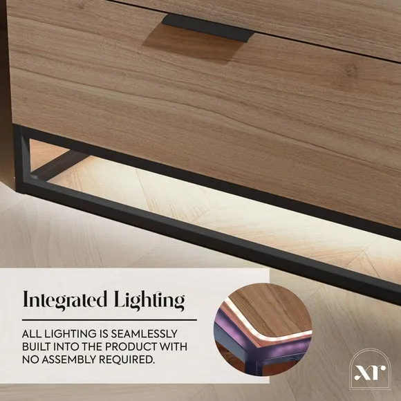 XR Living Denver 3 Drawer Chest with App Controlled LED Lights 4