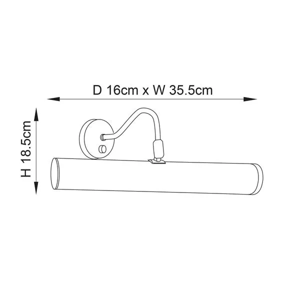Vogue Clarkson 2 Light Picture Wall Light 6