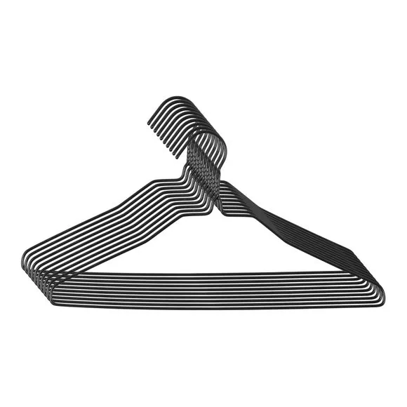Set of 10 Wire Storeaway Hangers 2