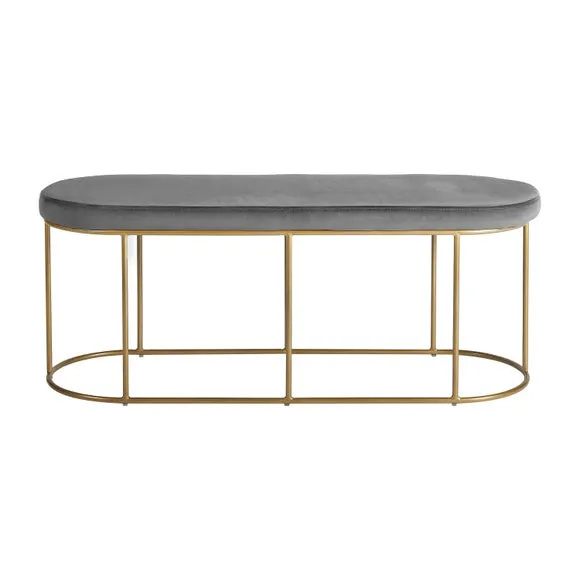 Nino 2 Seater Velvet Bench 2