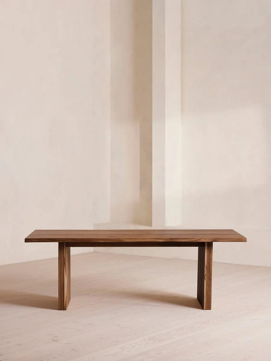 Matis Dining Table, Walnut, 220cm