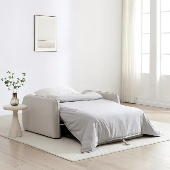 Cayla Chenille Small Double Pop Up Sofa Bed 2