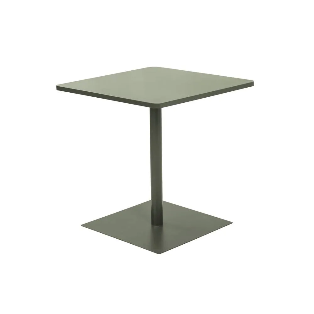 sweeek Square steel bistro garden table seats 2 in Khaki 2